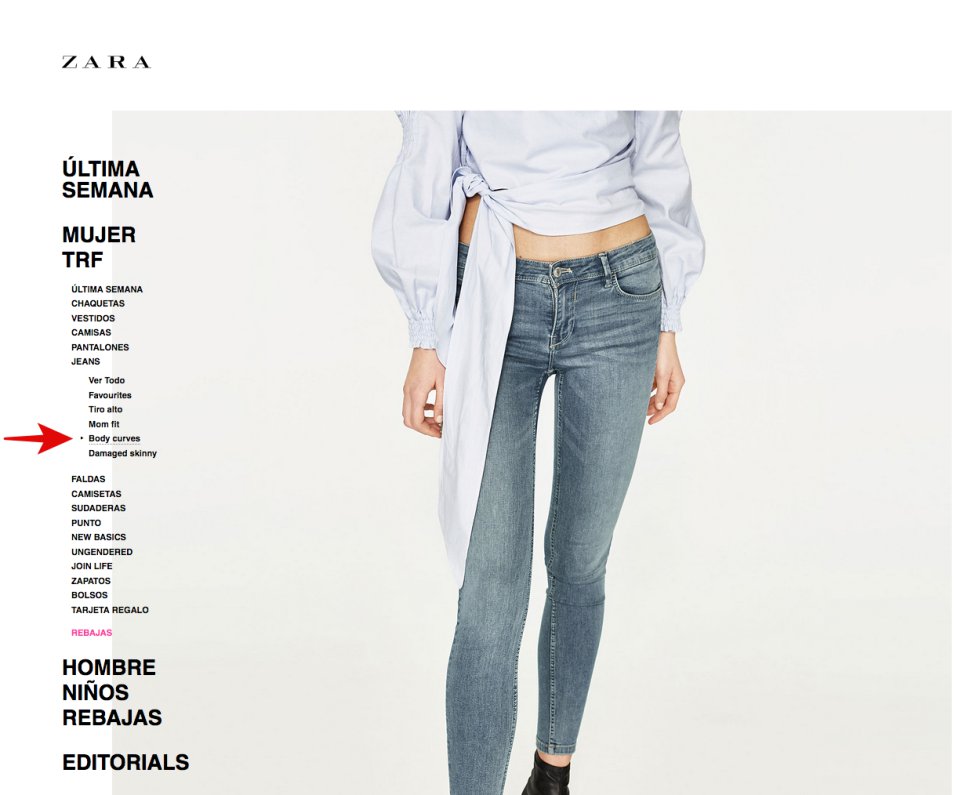 Avanzado brumoso colchón Críticas a Zara por asociar el lema 'ama tus curvas' con modelos delgadas |  Verne EL PAÍS