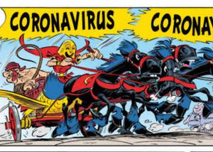 Resultado de imagen de coronavirus en dibujos animados